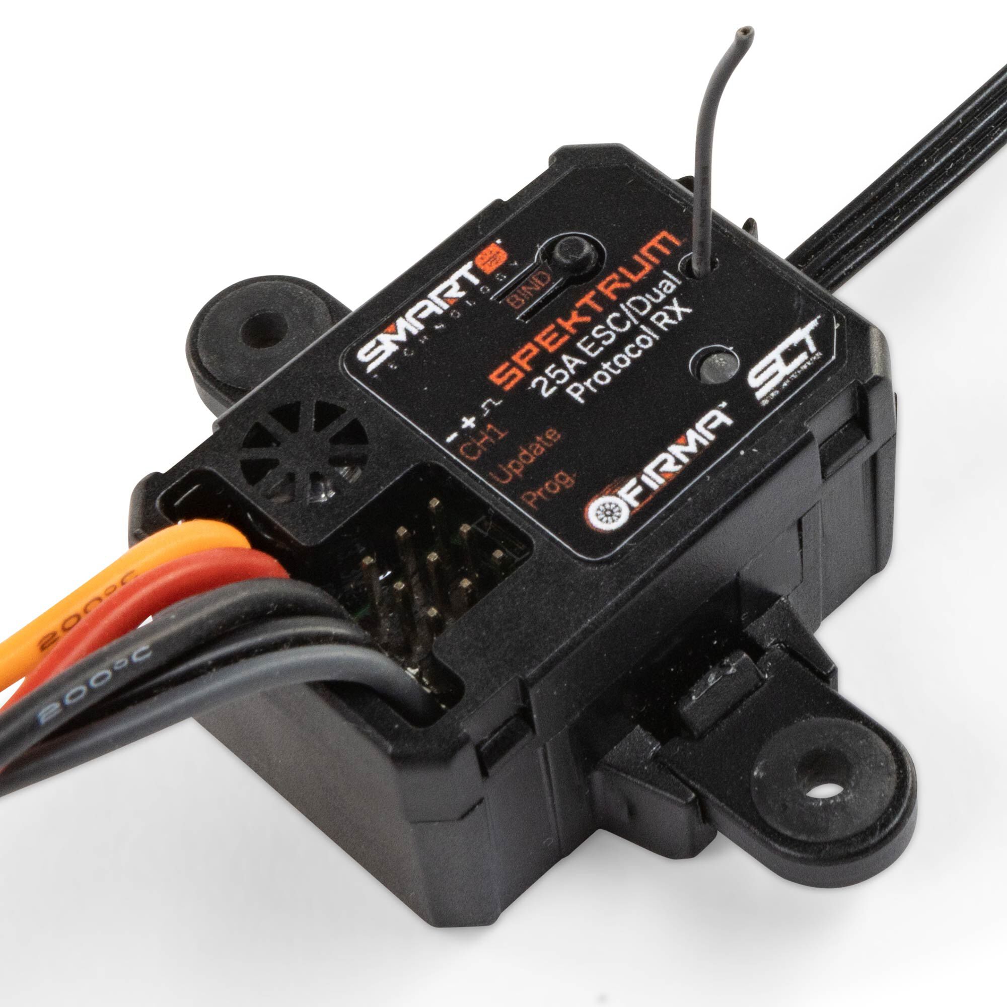 Spektrum Firma 25A 2-in-1 Brushed Smart ESC/Dual Protocol RX-SPMXSER1025
