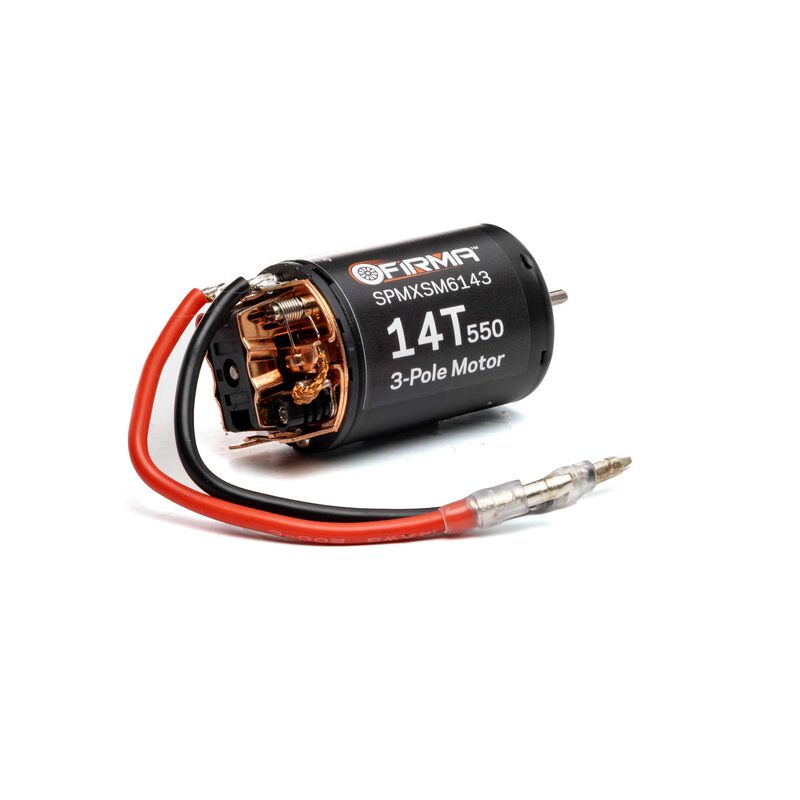 Spektrum Firma 14T Rebuildable 550 3-Pole Brushed Motor-SPMXSM6143
