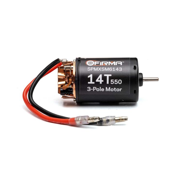 Spektrum Firma 14T Rebuildable 550 3-Pole Brushed Motor-SPMXSM6143