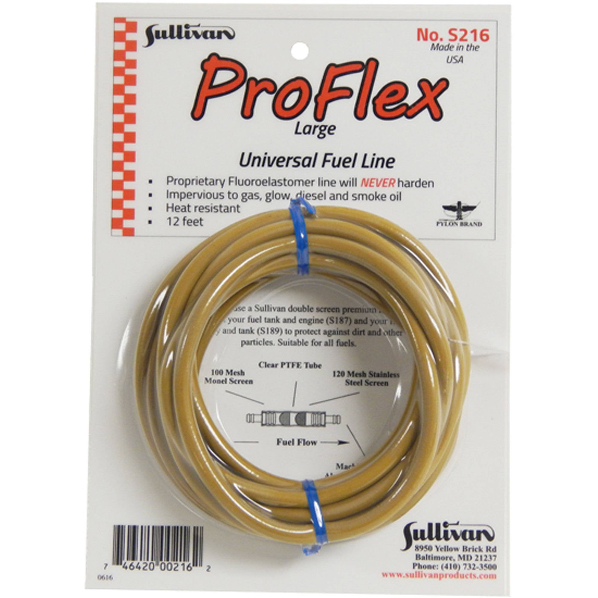 Sullivan Products 10' ProFlex Large Universal Fuel Line: 3/16" Tubing-SUL216