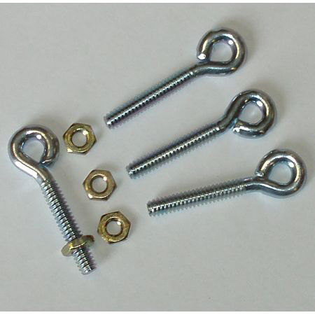 Sullivan 4-40 Threaded Eyebolts (4)-HOBBY ZONE