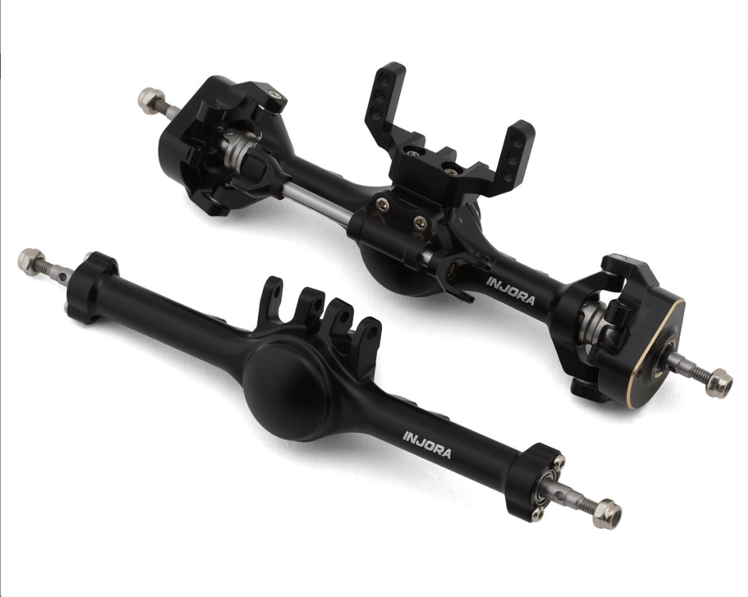 Injora Planet Axles with Scale Hydraulic Steering for TRX4M-INJ4M-121BKFR
