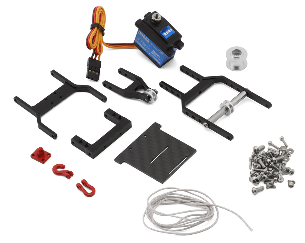 Injora INJS2065-360 Winch Servo & Crane Kit for SCX24-INJS2065-360-194BK