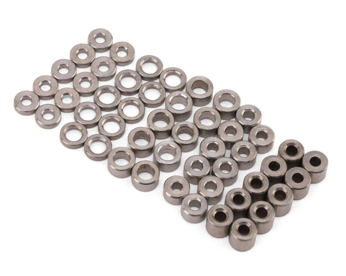 Injora 50PCS M1.4 M2 Flat Stainless Steel Washers for SCX24 AX24-INJSCX24-166