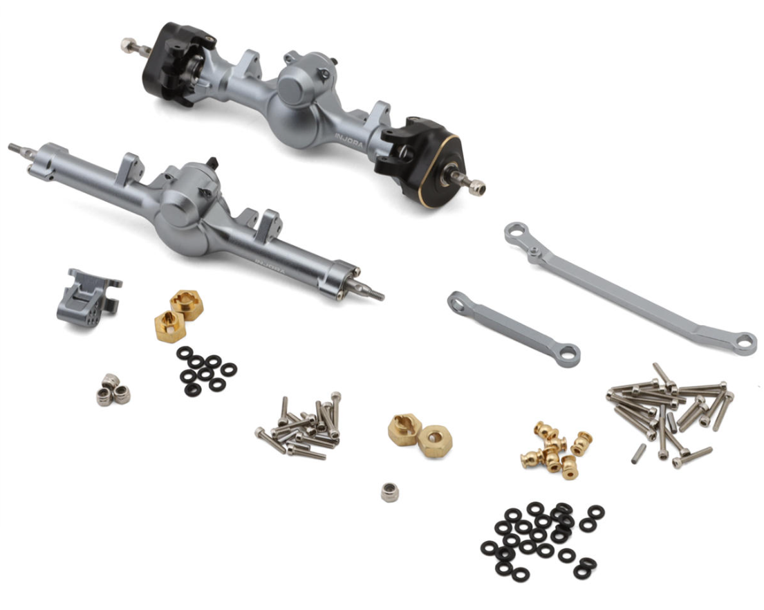 Injora Titanium +4mm Planet Axles for SCX24-INJSCX24-190GLFR