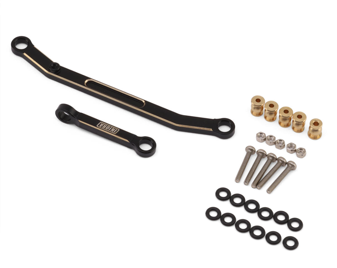 Injora Black Brass Steering Links for SCX24-INJSCX24-50BK