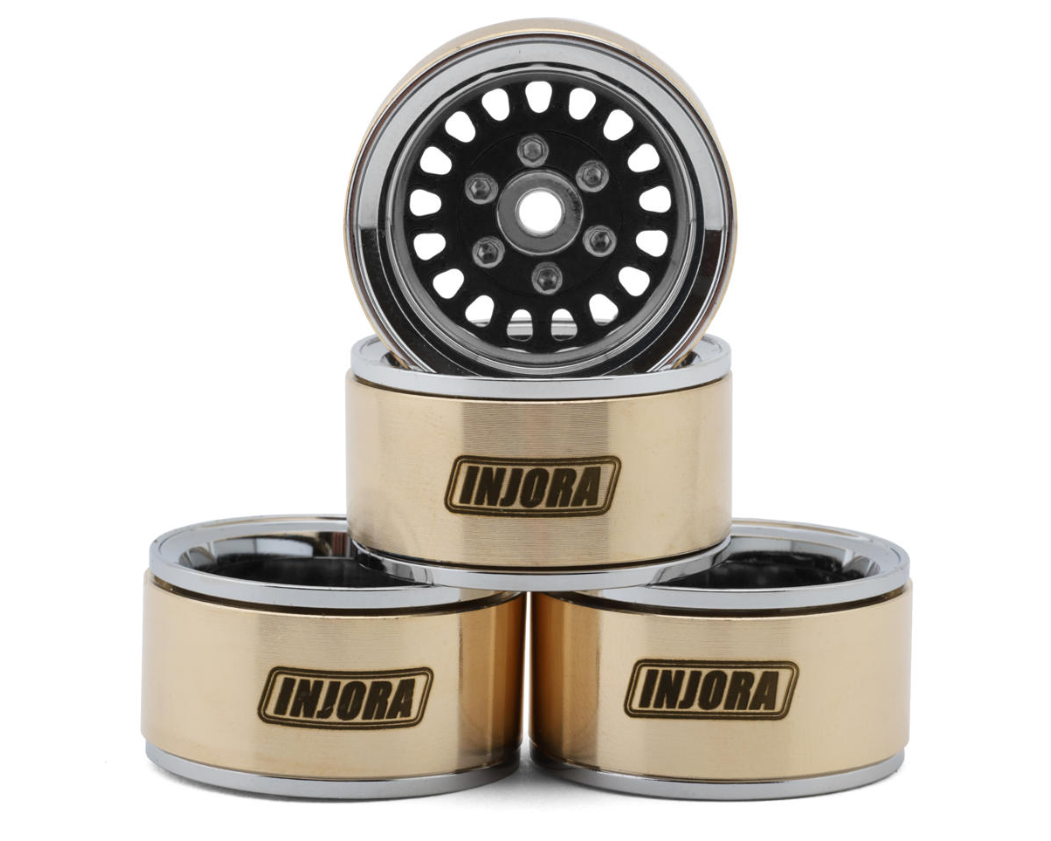 Injora 1.0" ModuWheel Beadlock Wheels (MW1016)-INJYQW-MW1016BK