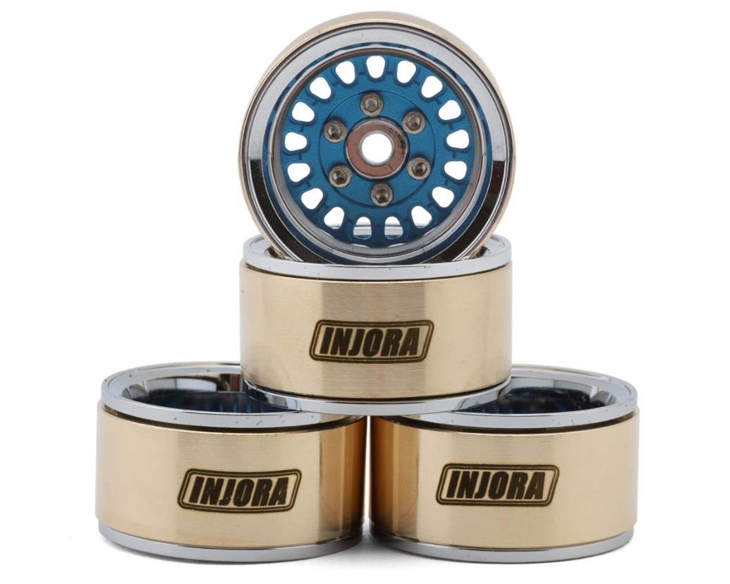 Injora 1.0" ModuWheel Beadlock Wheels (MW1016)-INJYQW-MW1016BK