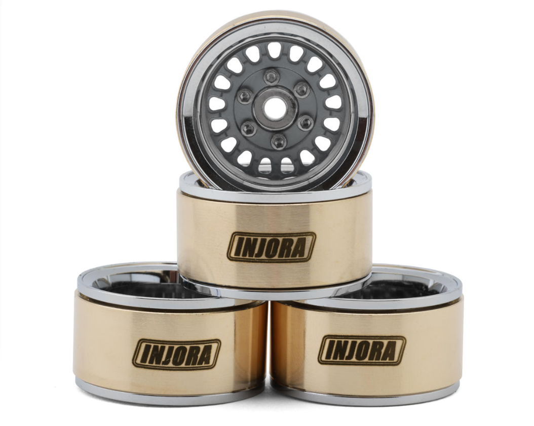 Injora 1.0" ModuWheel Beadlock Wheels (MW1016)-INJYQW-MW1016BK