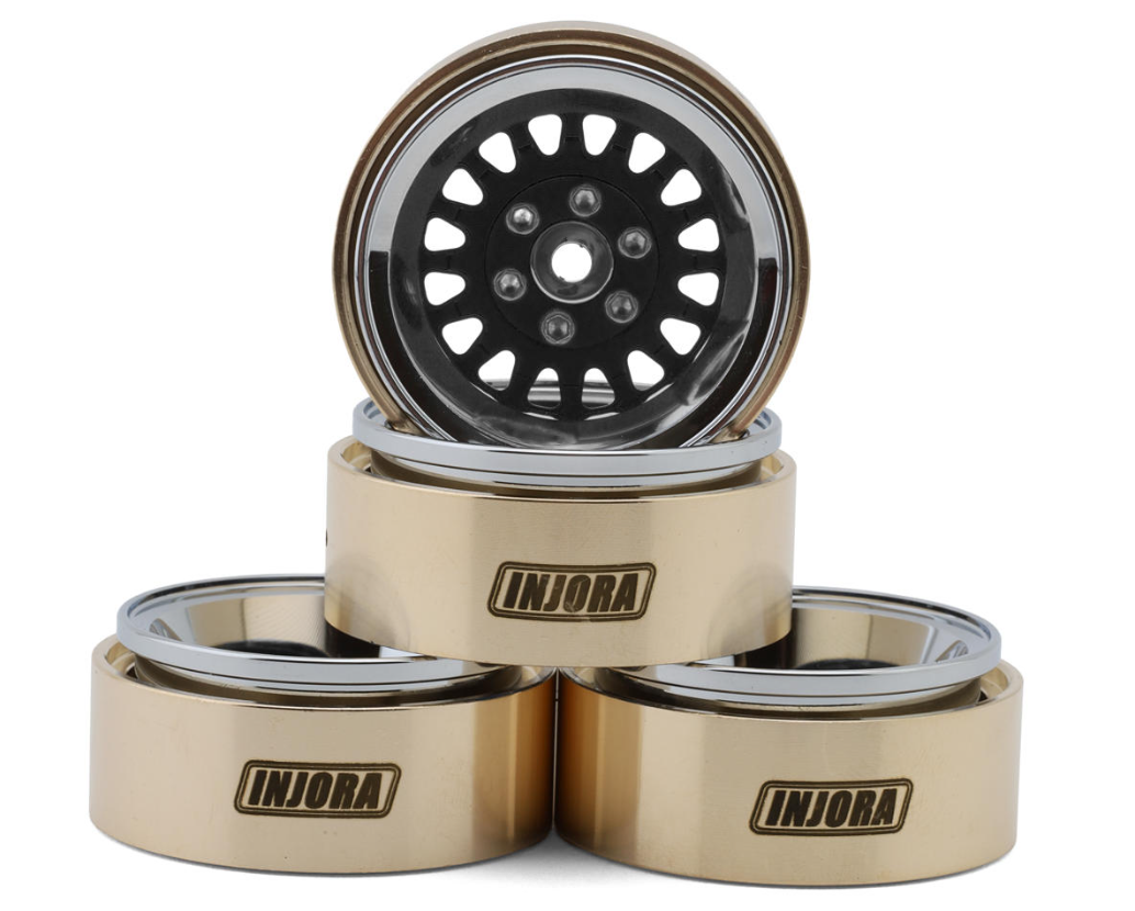 Injora ModuWheel 1.3" Beadlock Wheels (MW1316)-INJYQW-MW1316BK