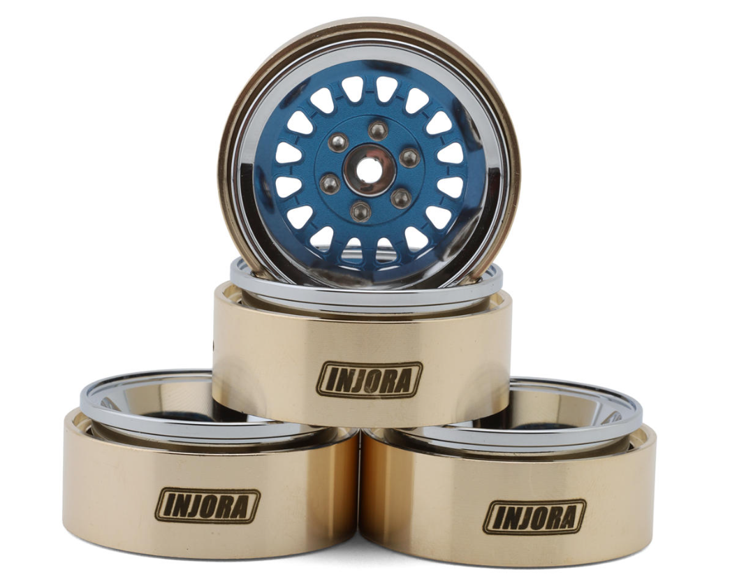 Injora ModuWheel 1.3" Beadlock Wheels (MW1316) Multiple Colors-INJYQW-MW1316BK