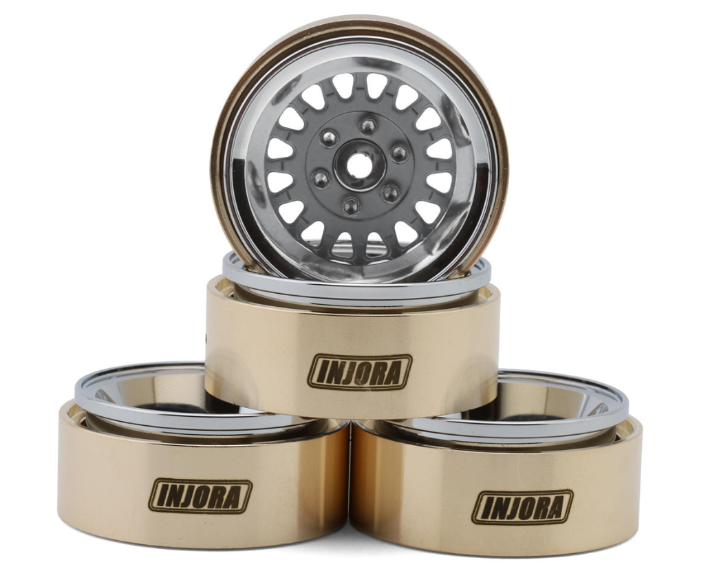 Injora ModuWheel 1.3" Beadlock Wheels (MW1316) Multiple Colors-INJYQW-MW1316BK