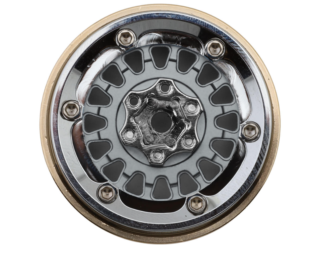 Injora ModuWheel 1.3" Beadlock Wheels (MW1316) Multiple Colors-INJYQW-MW1316BK
