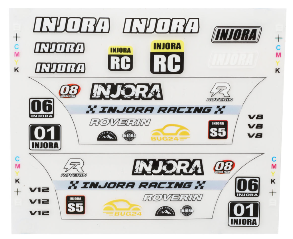 Injora BUG24 Body for SCX24 Multiple Colors-INJBUG24-PU