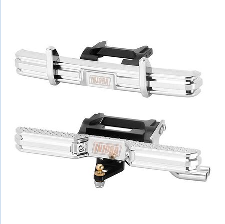 Injora Aluminum Bumper with Dual Exhaust for TRX4M F150-INJ4M-95FR