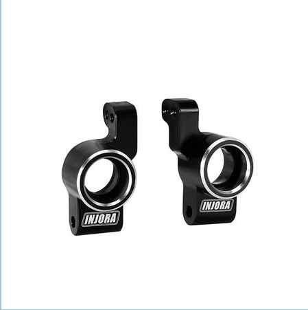 Injora Aluminum Rear Hubs for Losi Micro-B Micro-T-INJLOS-05BK