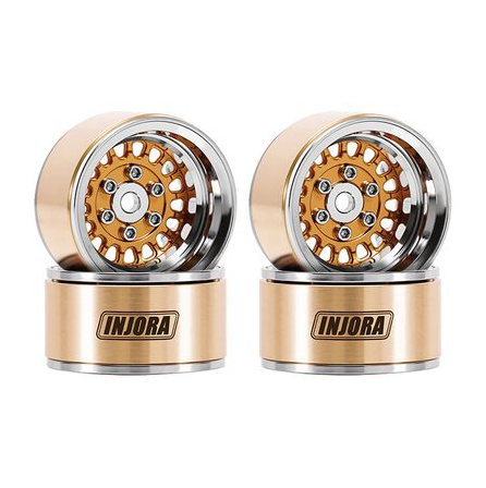 Injora 1.0" ModuWheel Beadlock Wheels (MW1016) Multiple Colors-INJYQW-MW1016BK