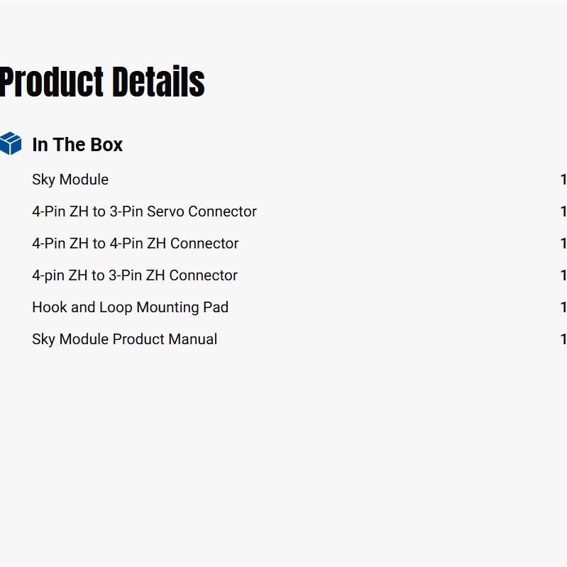 Spektrum Sky Remote ID Module-SPMA9500