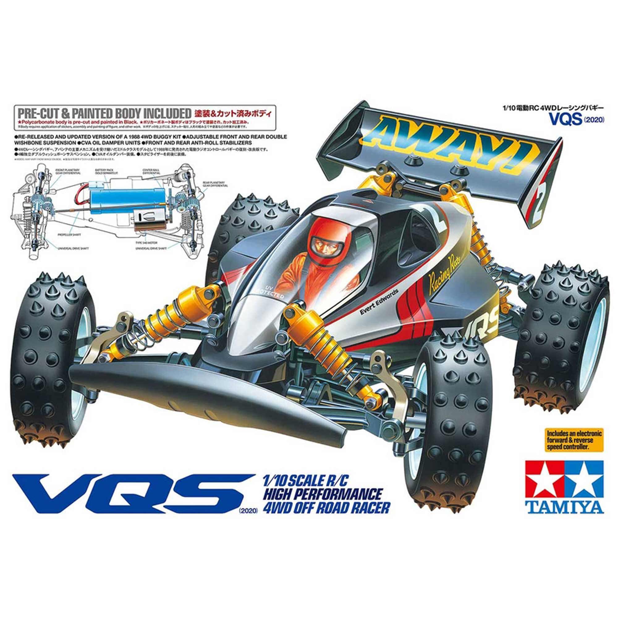 Tamiya 1:10 VQS 4x4 Brushed Buggy Kit (2020)-TAM58686A