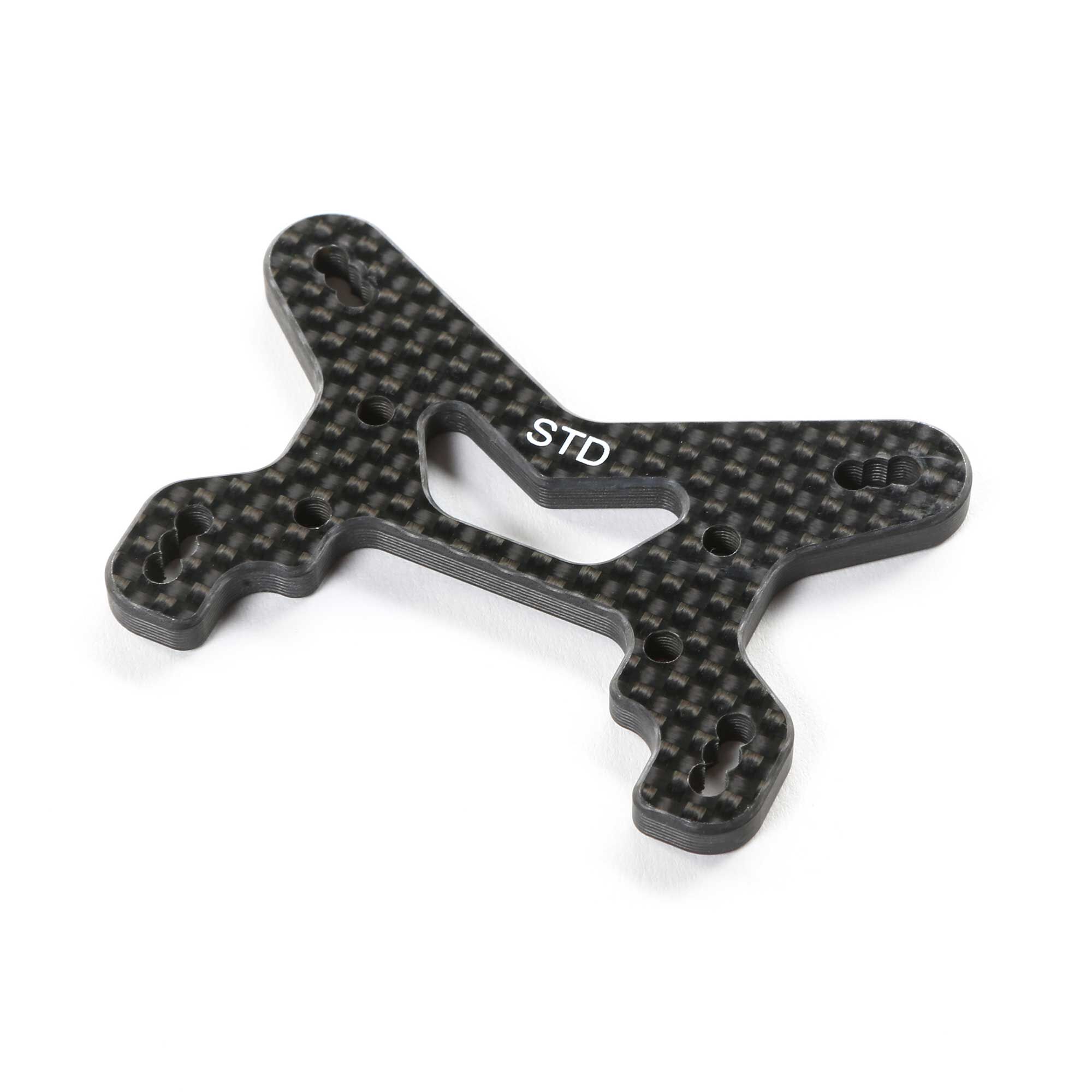 Team Losi Racing Carbon Front Shock Tower, STD: 22X-4 2.0-TLR-1284
