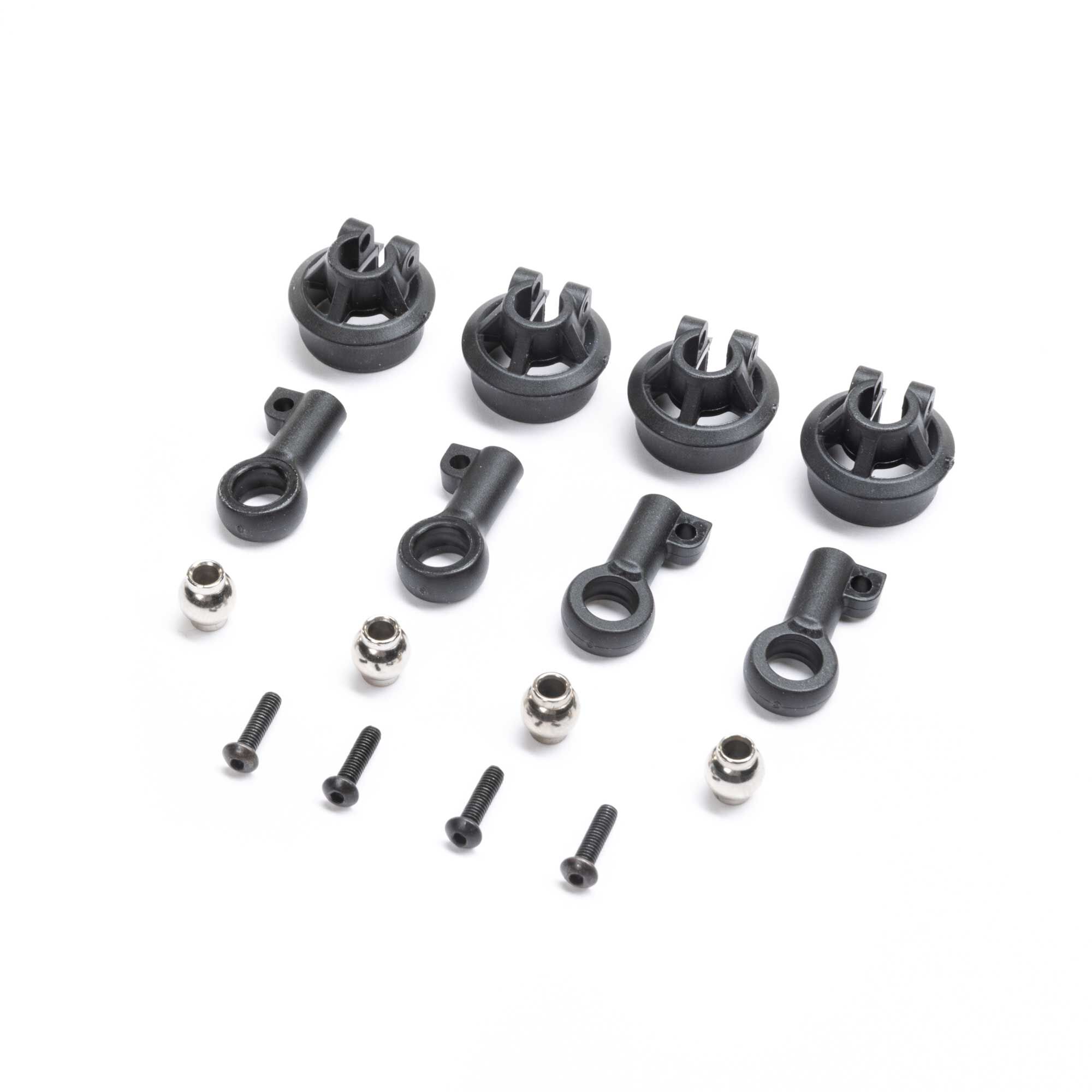 Team Losi Racing Shock Rod Ends (4): LMT-TLR143004