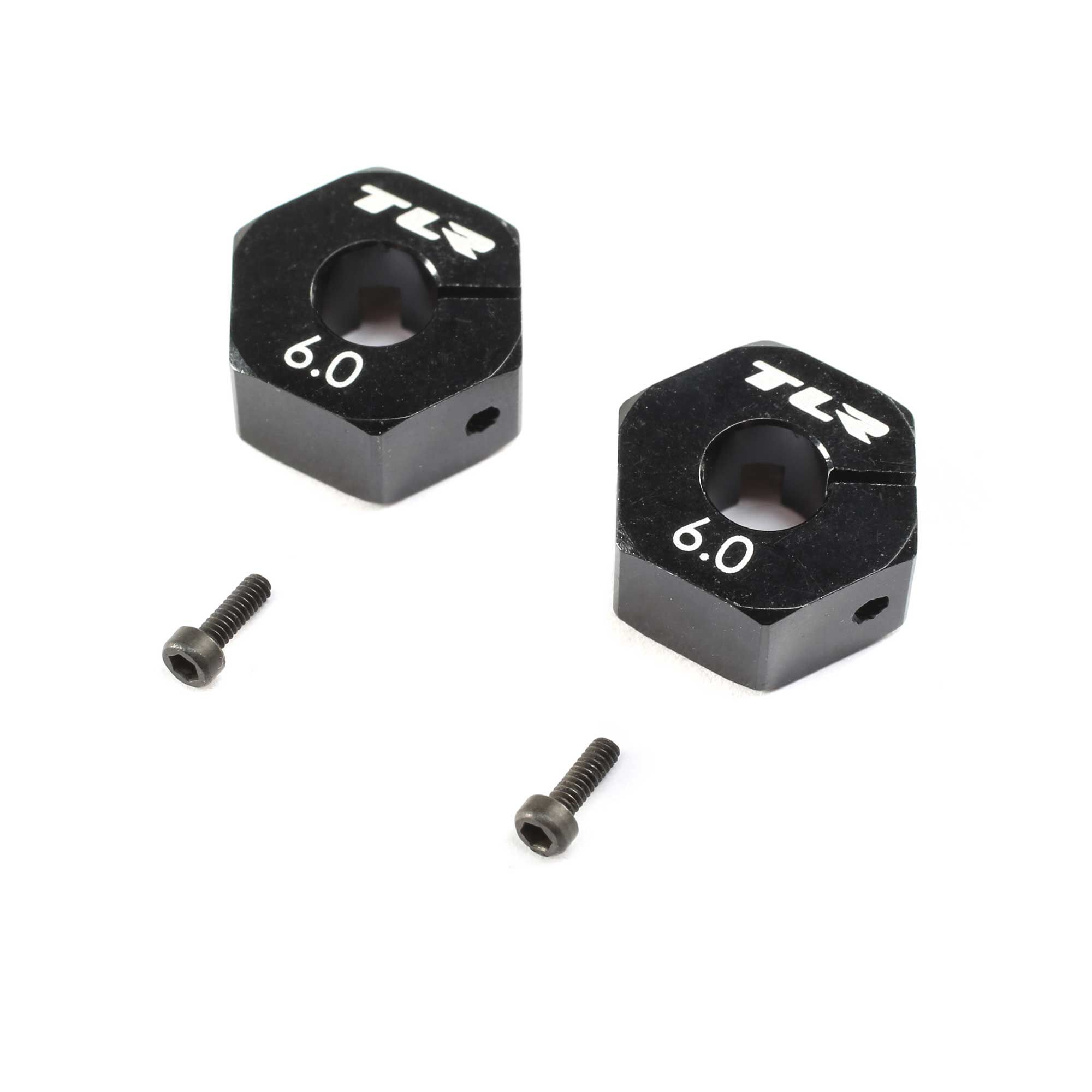 Team Losi Racing Wheel Hex 12mm x 6.0mm (2)-TLR232115