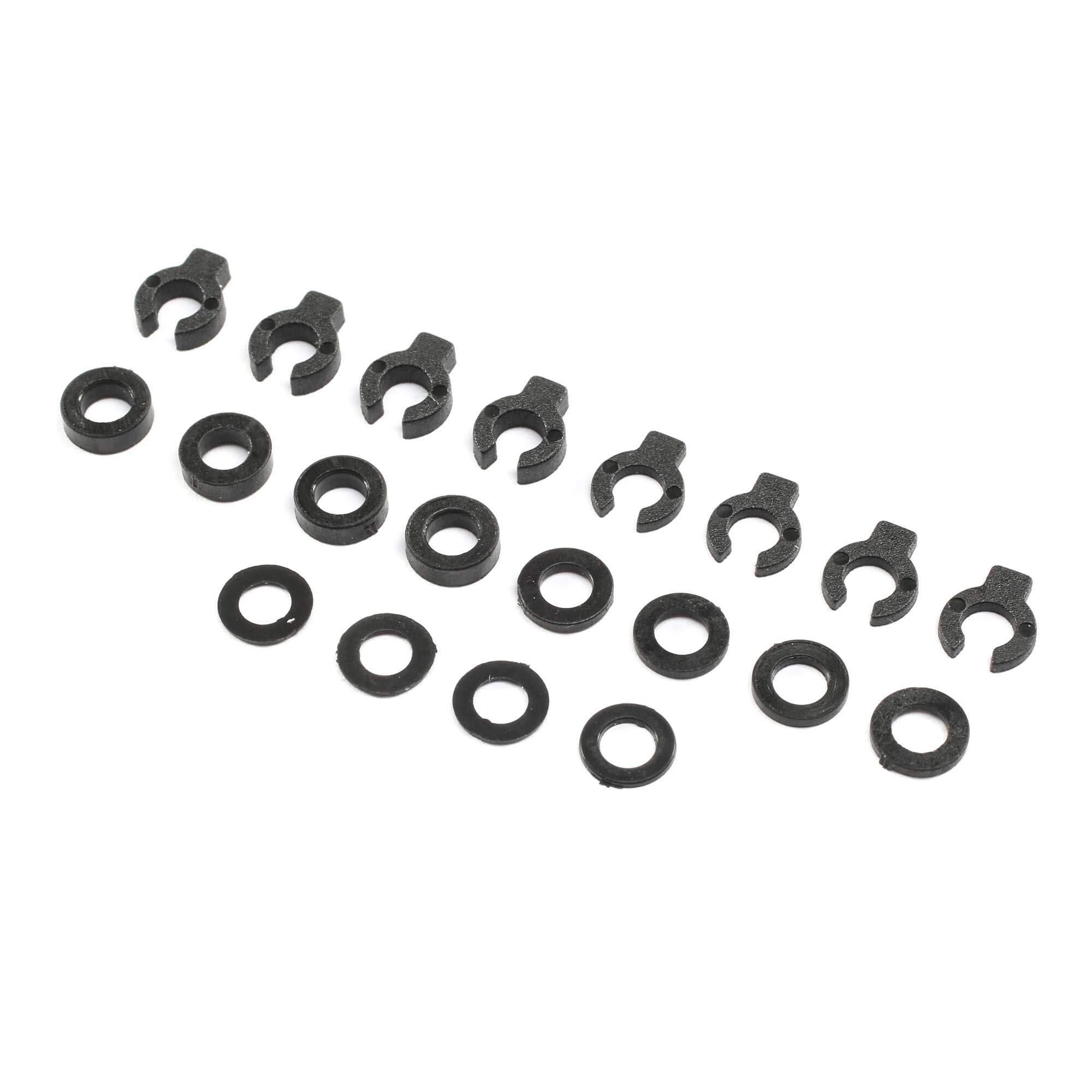 Team Losi Racing Shock Travel Spacer Set: 22-TLR233062
