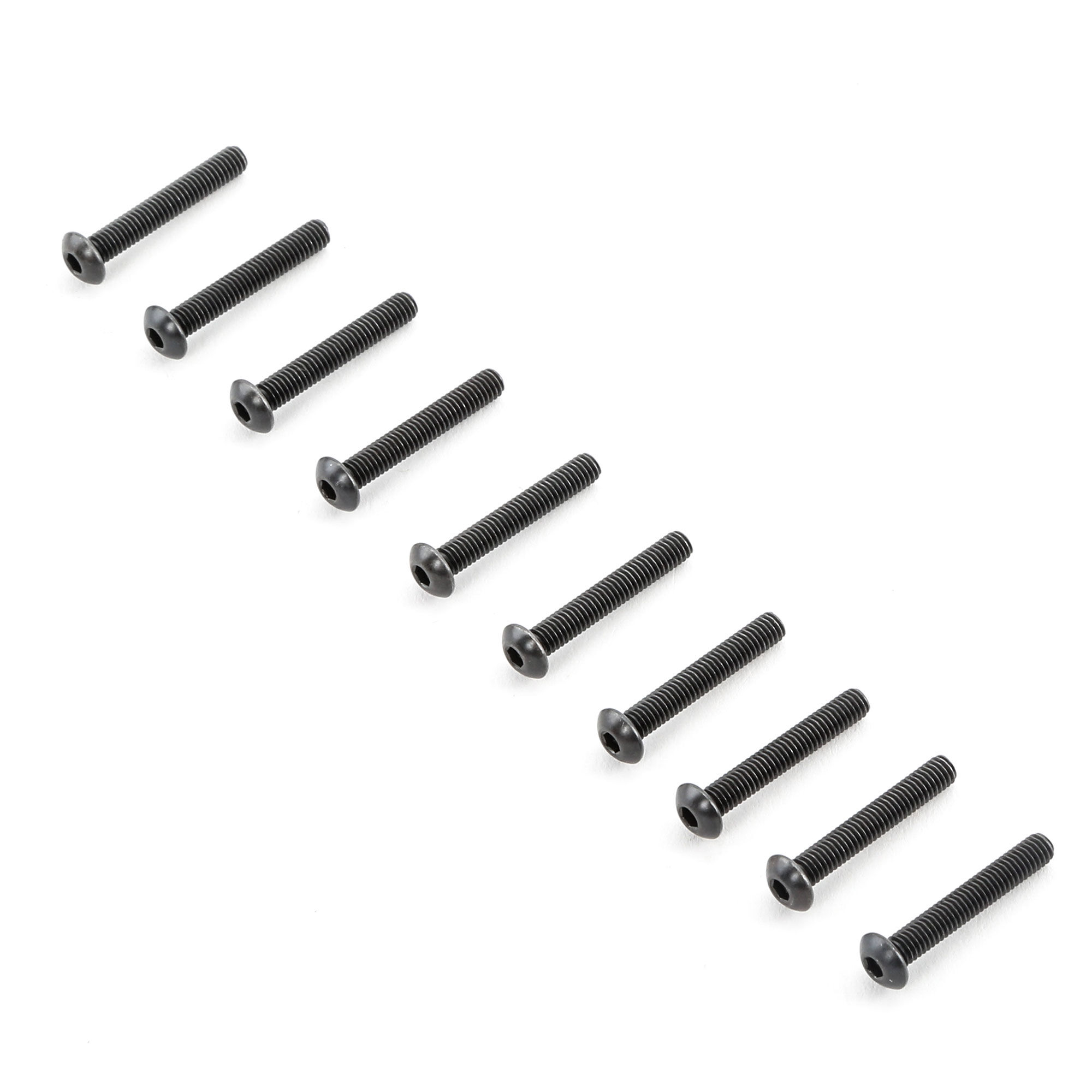 Team Losi Racing Button Head Screws M4 x 25mm (10)-TLR255010