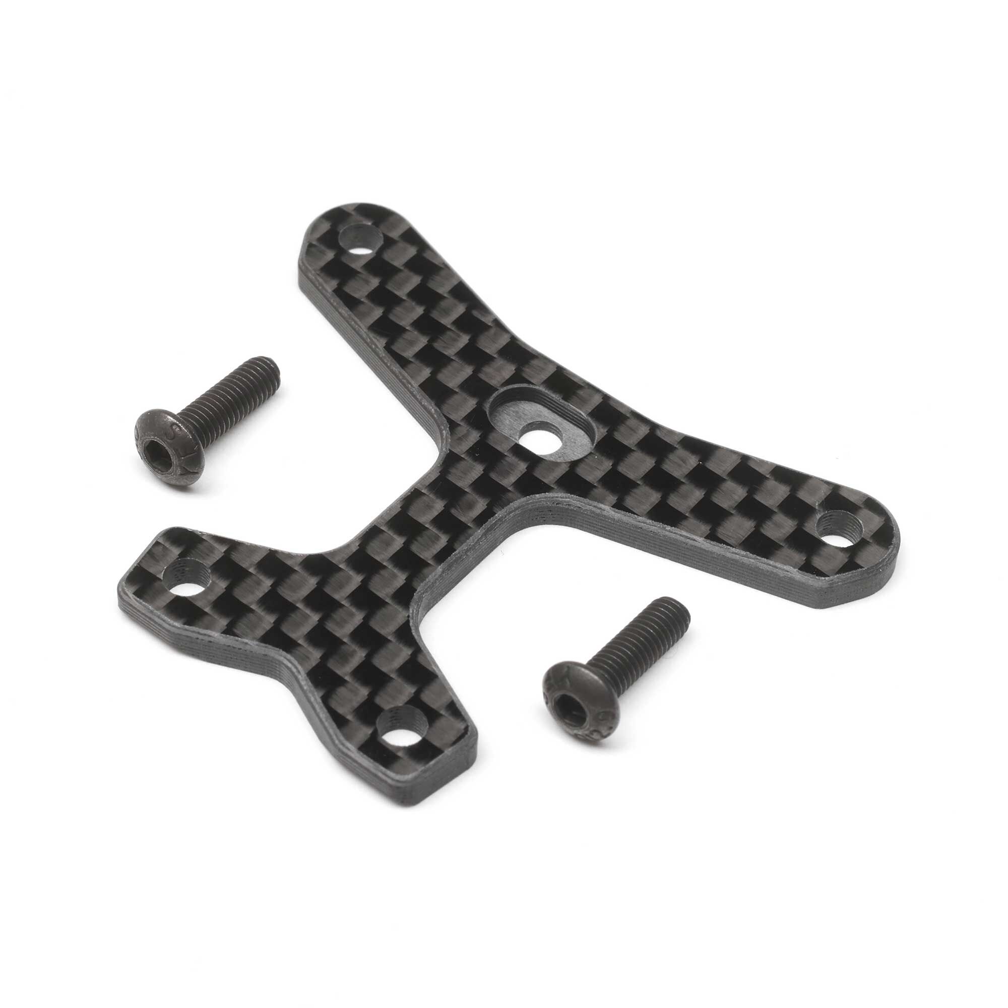 Team Losi Racing Carbon Front Top Brace, Medium Flex: 22X-4-TLR331057