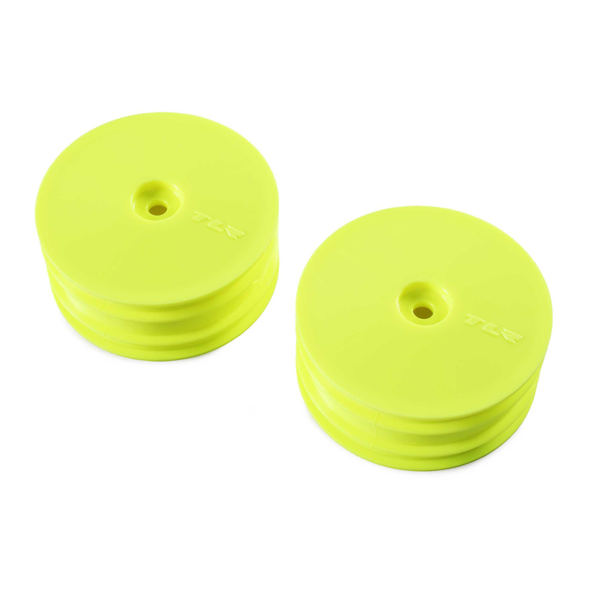 Team Losi Racing 1:10 Front Buggy 2.2 Wheels, 12mm Hex, Yellow (2): 22X-4-TLR43021