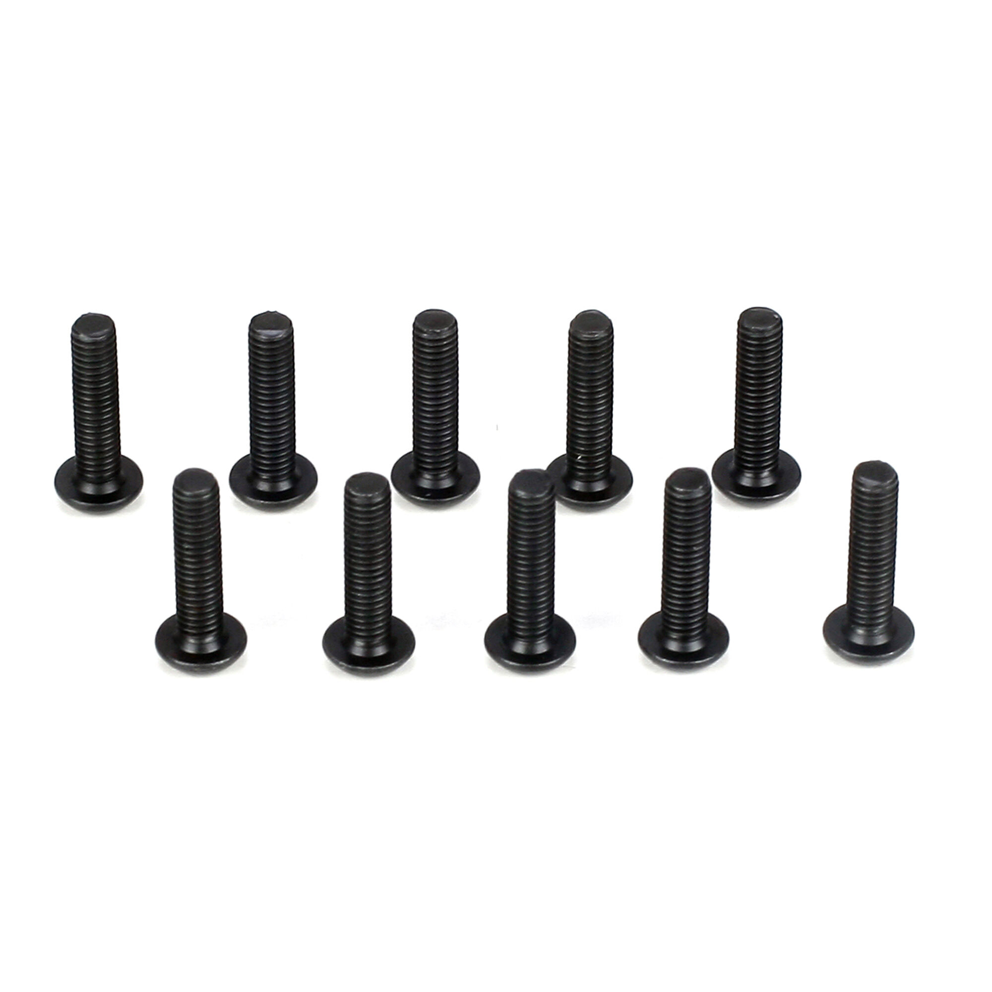 Team Losi Racing Button Head Screws, M3 x 12mm (10)-TLR5904