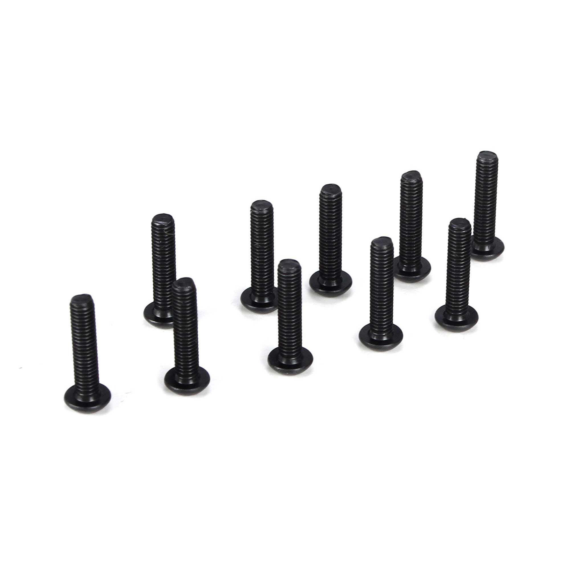 Team Losi Racing Button Head Screws, M3 x 14mm (10)-TLR5910