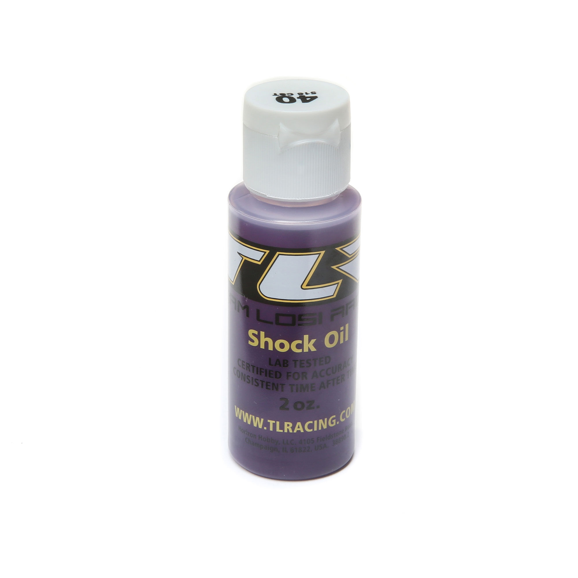 Team Losi Racing Silicone Shock Oil, 40WT, 516cSt, 2oz-TLR74010