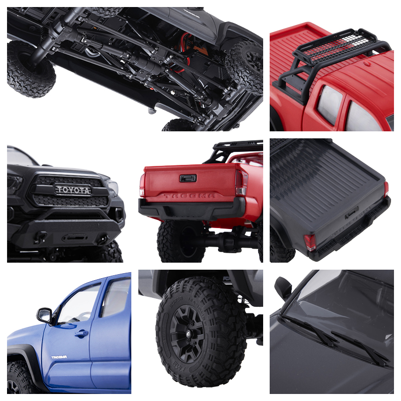 FMS 1:24 FCX24M Toyota Tacoma RTR RC Crawlers-FMS12451RTRRD