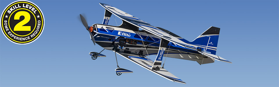 Skill Level 2 for the E-flite 4-Site 3D FF RC Airplane