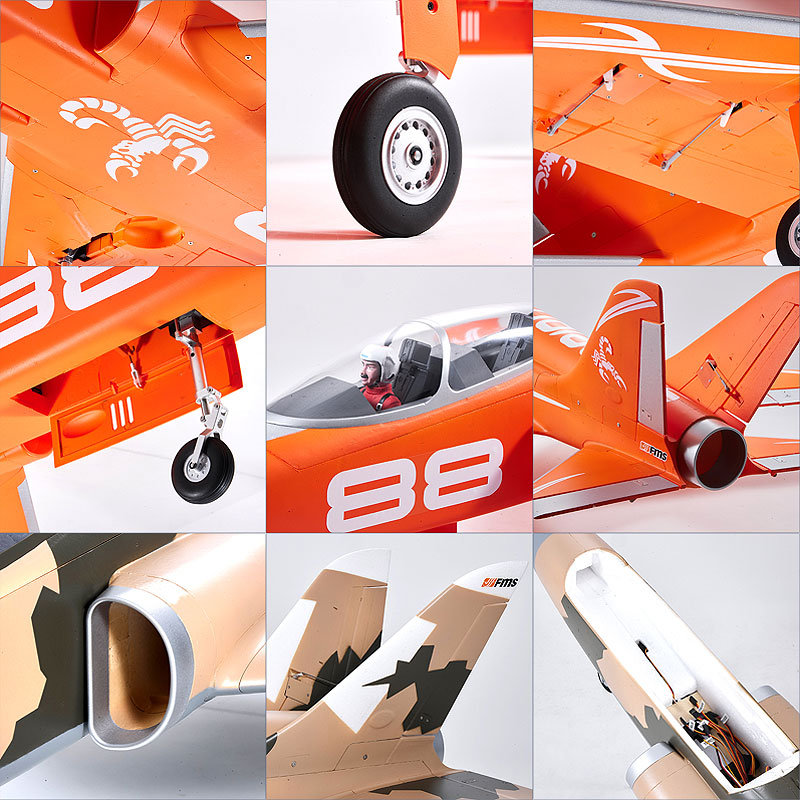 FMS 90mm Super Scorpion V2 EDF Jet PNP