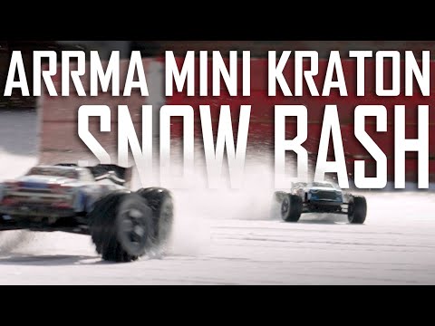 Snow Bashing the ARRMA MINI KRATON & KRATON 6S | Family RC Fun