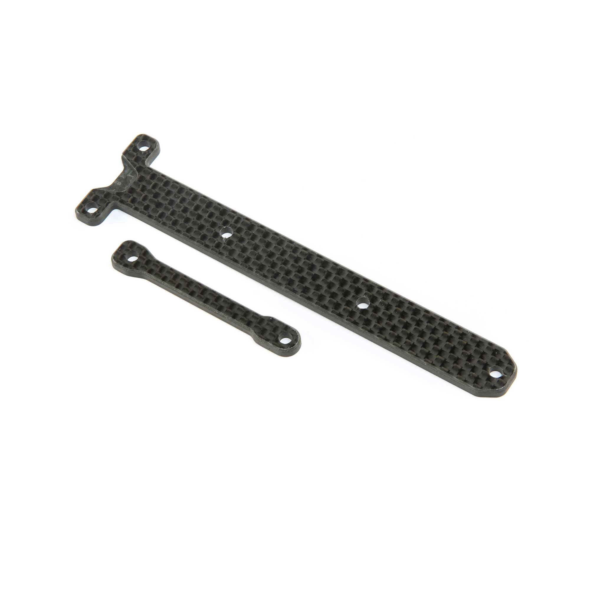 Team Losi Racing Carbon Chassis Brace Support Set: 22X-4-TLR231088