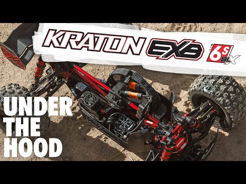 Kraton 6S EXB 4X4 RC Speed Truck RTR Under the Hood