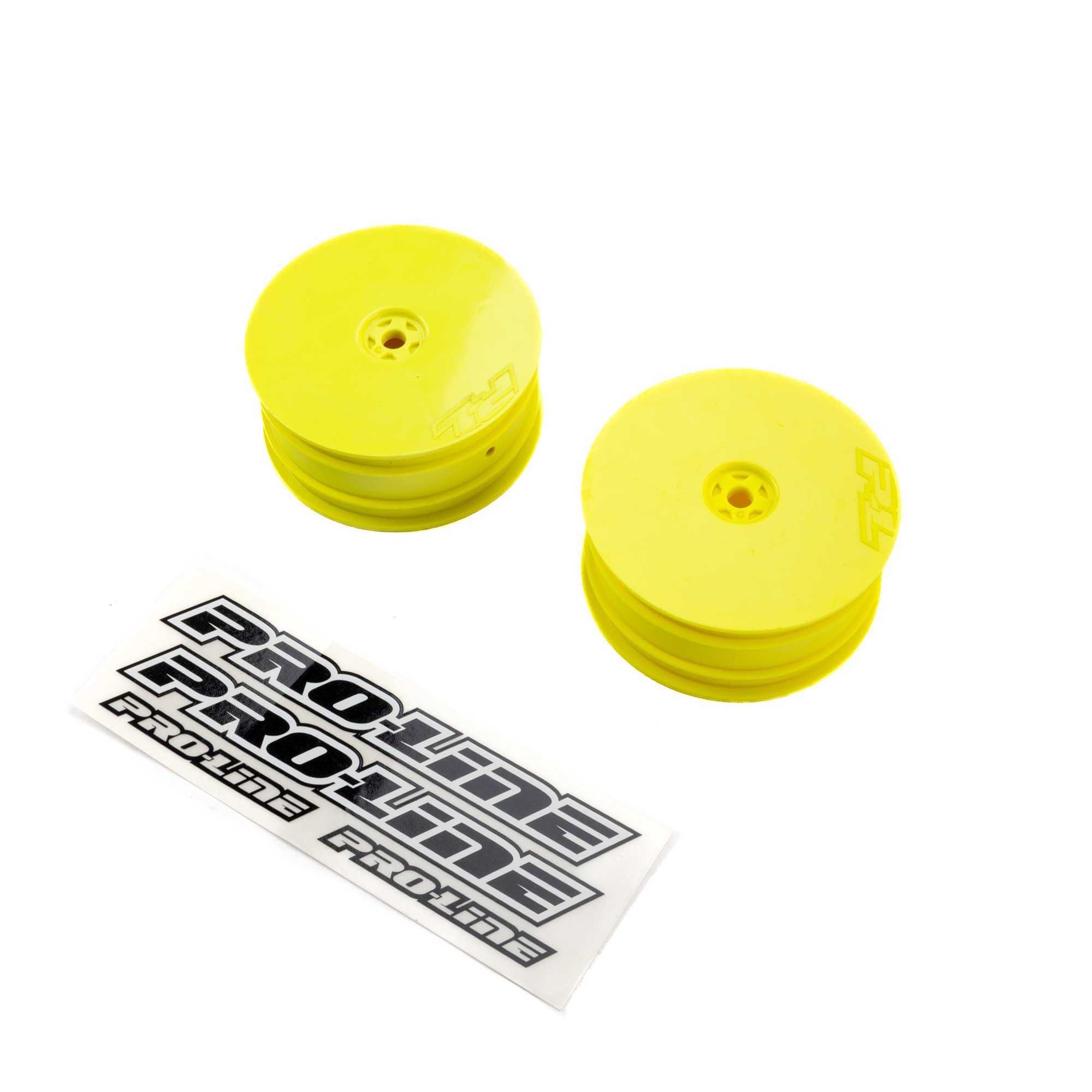 Pro-Line Racing 1/10 Velocity 4WD Front 2.2" 12mm Buggy Wheels (2) Yellow: 22X-4, XB4-PRO276702