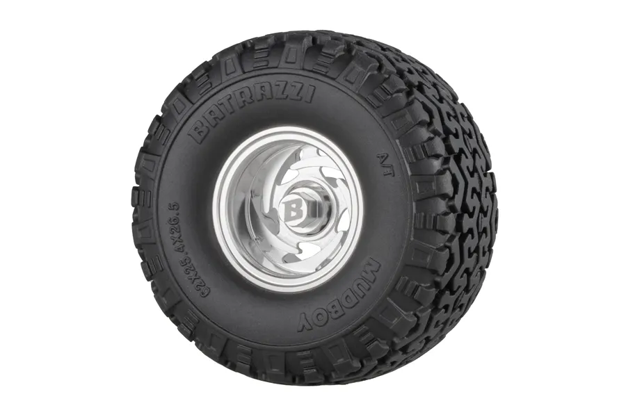 BATRAZZI 62*26.5mm Mudboy 1.0” A/T Tires (4 Pcs)-BTZ1103V2