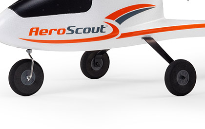 Capable Gear for the HobbyZone AeroScout S 2 1.1m Success Combo