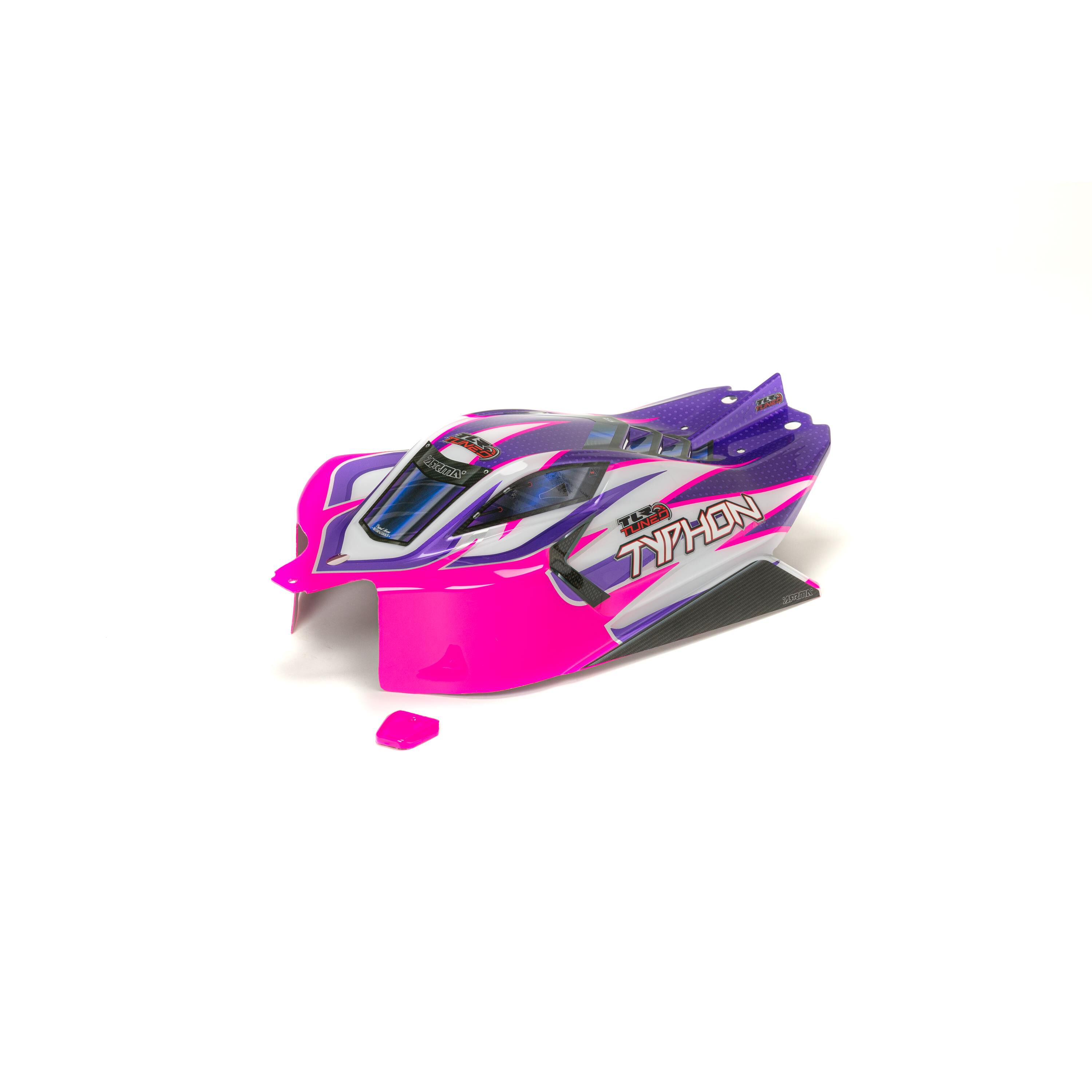 ARRMA Finished Body, TLR Tuned Pink/Purple: TYPHON-ARA406162