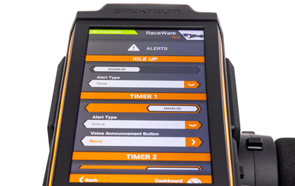 PROGRAMMING VIBE ALERTS for the Spektrum&trade; iXSR+ 2.4GHz DSMR+&reg; Intelligent Radio