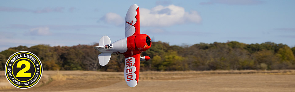 Skill Level 2 for the E-flite Gee Bee R-2 1.0m RC Airplane