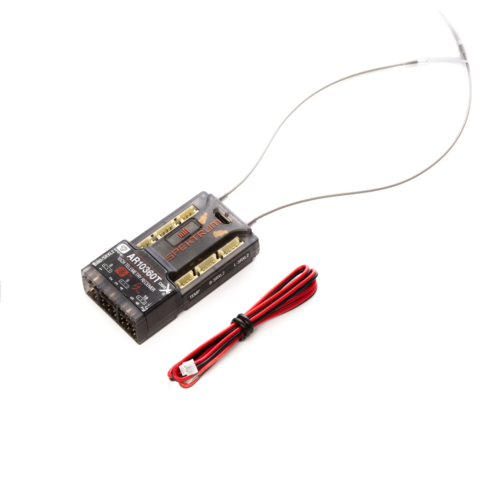AR10360T DSMX 10-Channel AS3X & SAFE Telemetry Receiver