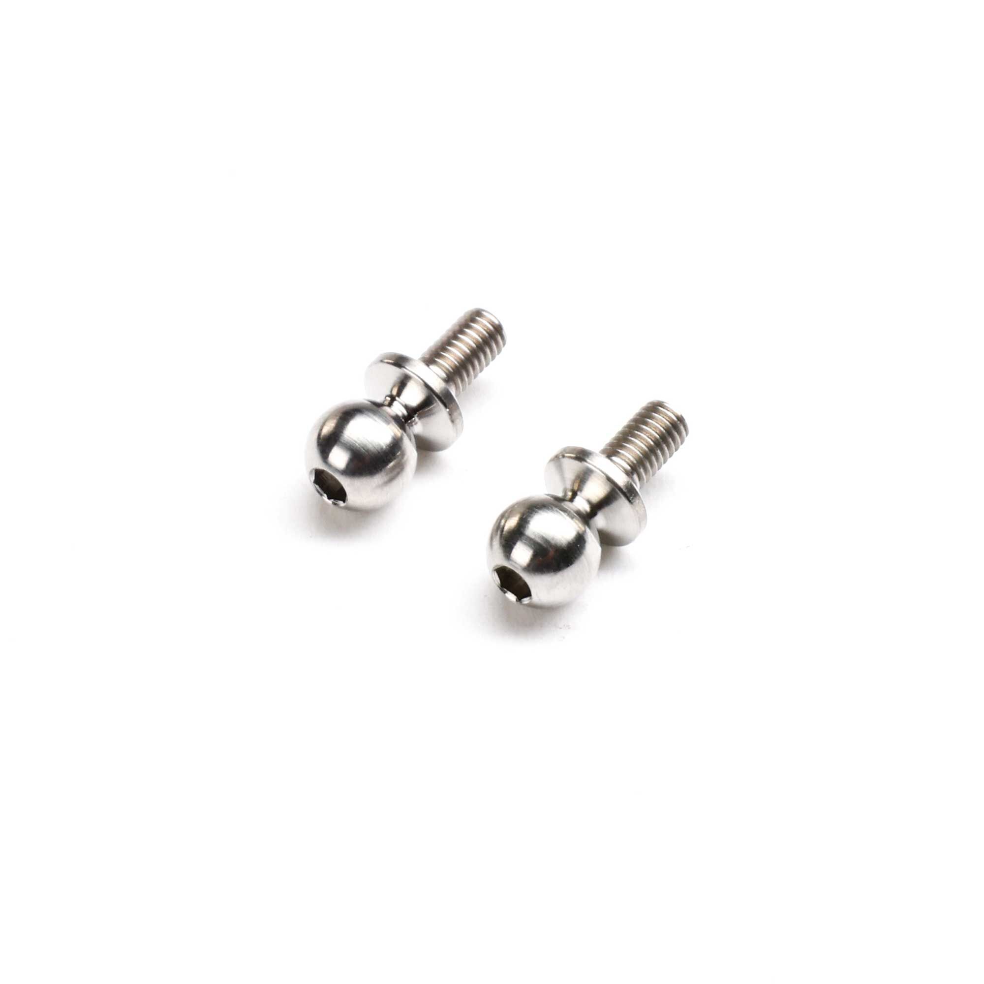 Team Losi Racing Ball Stud, 5.8mm x 6mm, Titanium (2): 22X-TLR-1159