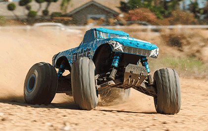 SEISMIC MONSTER TRUCK FEEL for the ARRMA 1/8 QUAKE 4S DSC 4X4 Ready-To-Run Brushless Monster Truck