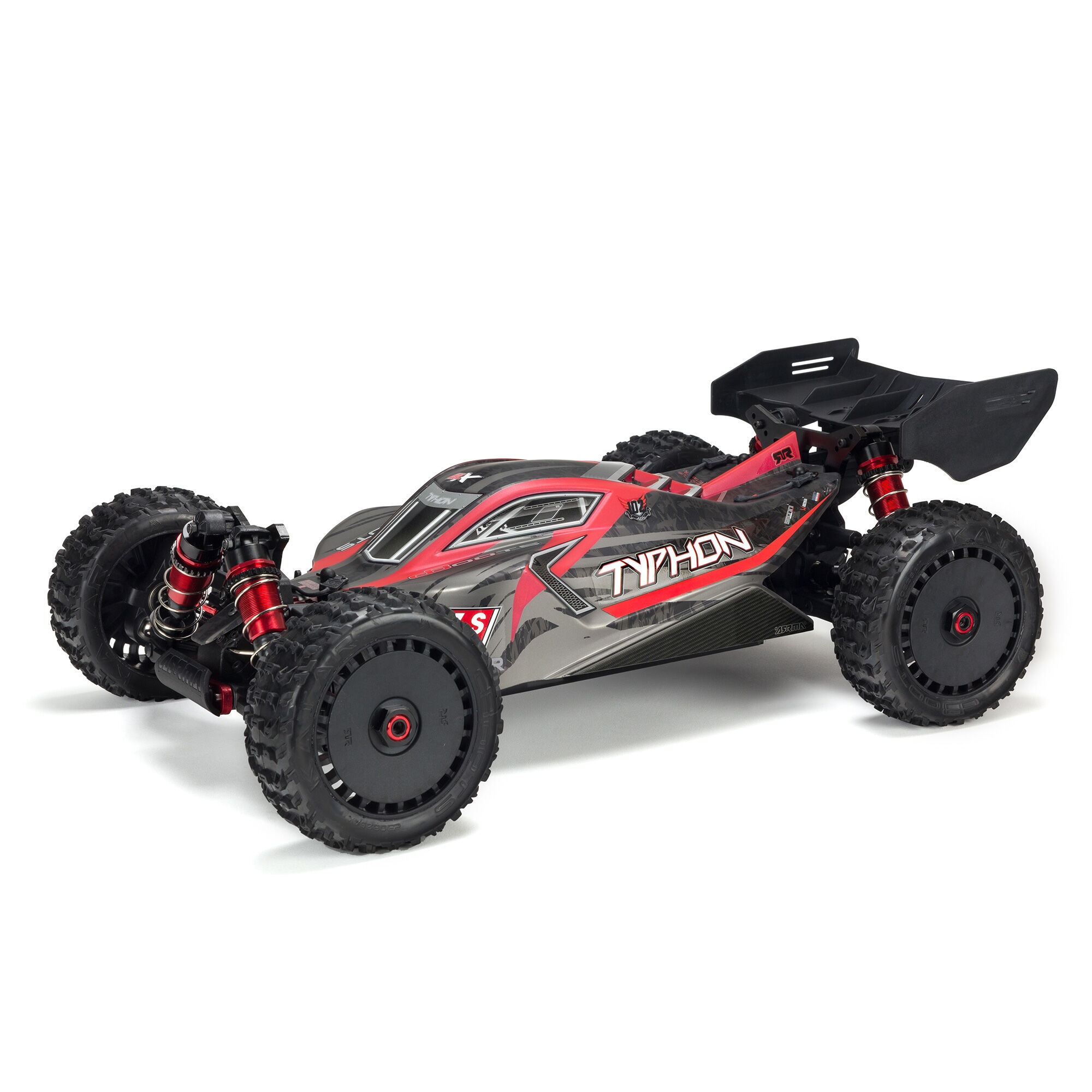 ARRMA 1/8 TYPHON 6S 4X4 RTR Brushless Buggy, Black-ARA8606V5