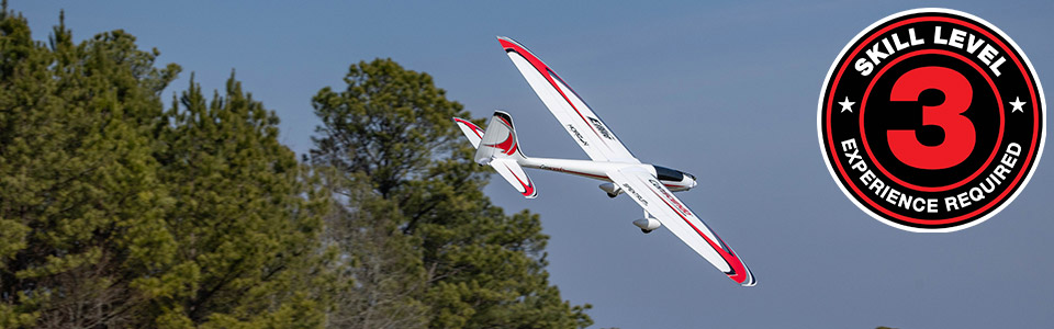 Skill Level 3 for the E-flite Conscendo 2.0m RC Plane